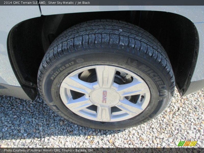 Silver Sky Metallic / Jet Black 2014 GMC Terrain SLE AWD