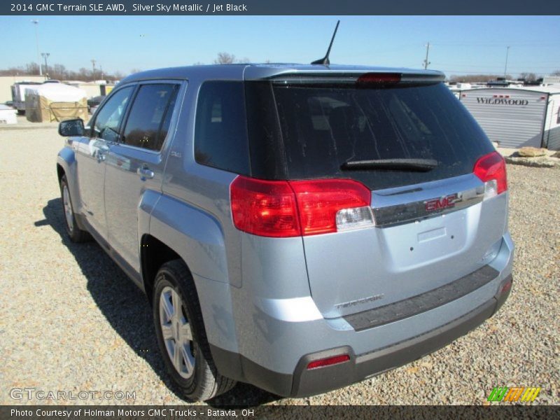 Silver Sky Metallic / Jet Black 2014 GMC Terrain SLE AWD