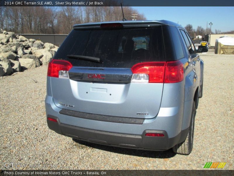 Silver Sky Metallic / Jet Black 2014 GMC Terrain SLE AWD