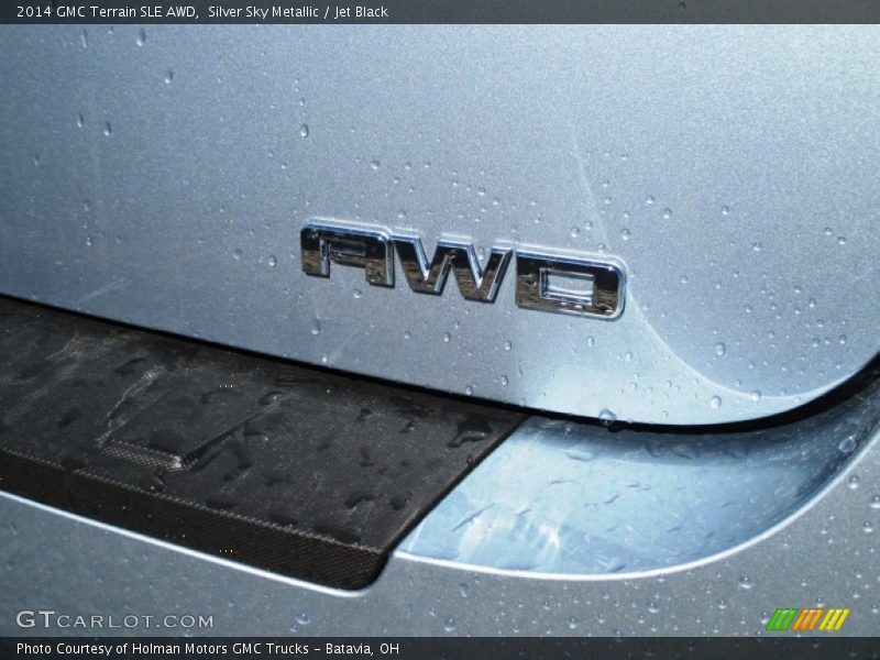 Silver Sky Metallic / Jet Black 2014 GMC Terrain SLE AWD
