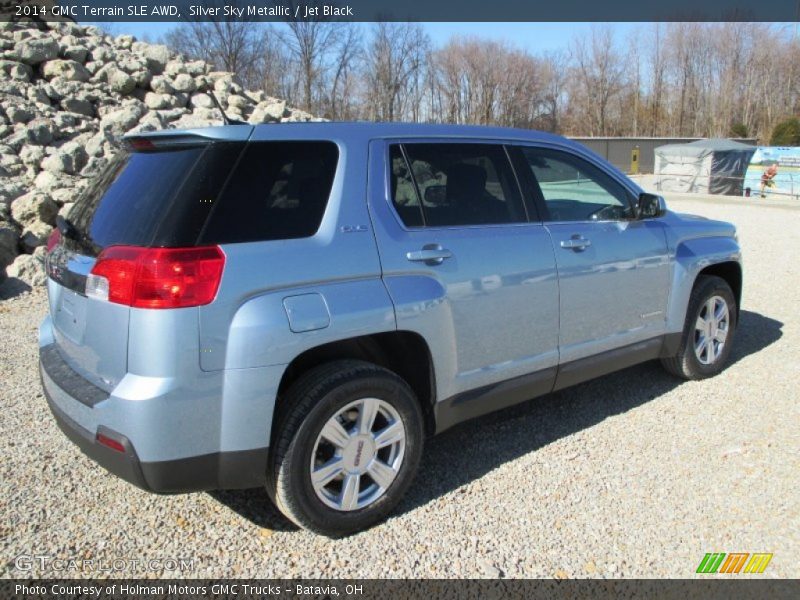 Silver Sky Metallic / Jet Black 2014 GMC Terrain SLE AWD