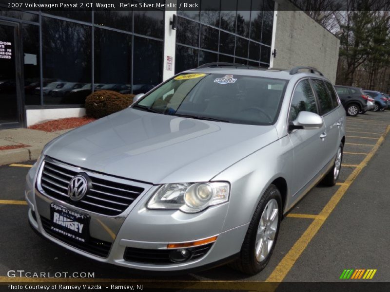 Reflex Silver Metallic / Black 2007 Volkswagen Passat 2.0T Wagon