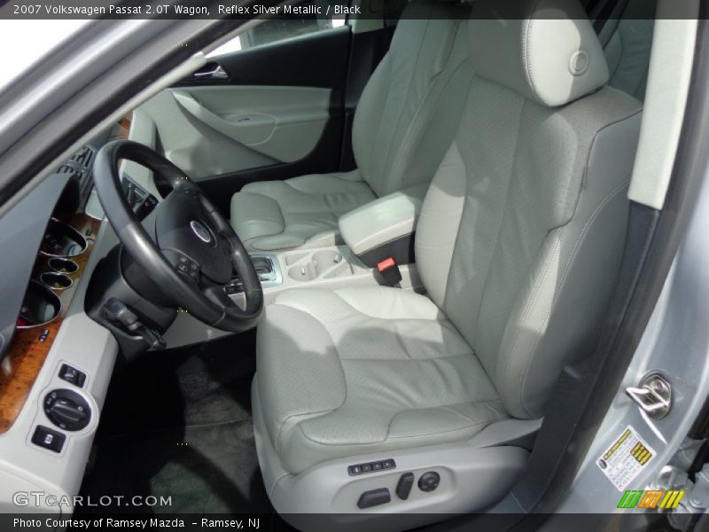Reflex Silver Metallic / Black 2007 Volkswagen Passat 2.0T Wagon