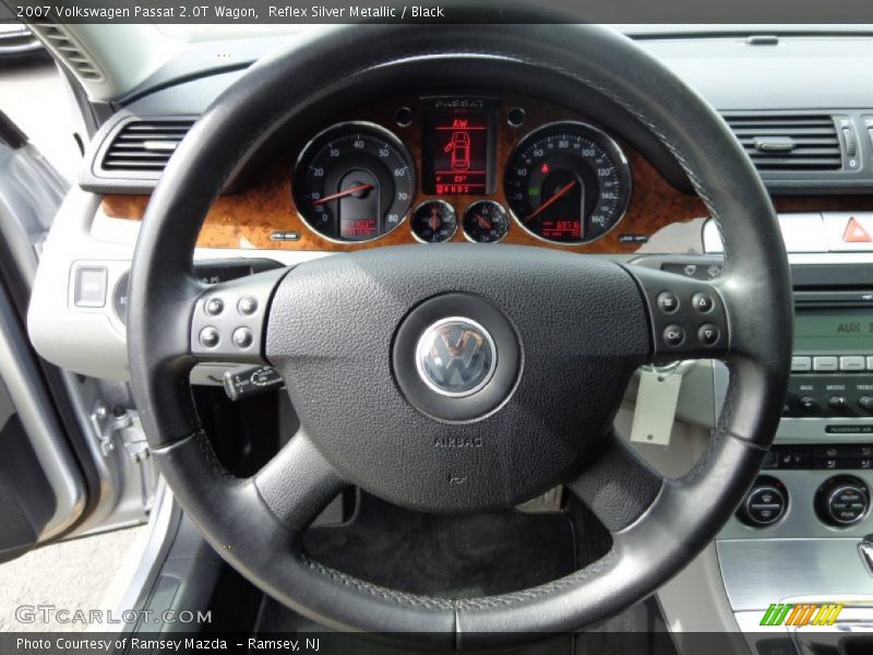 Reflex Silver Metallic / Black 2007 Volkswagen Passat 2.0T Wagon