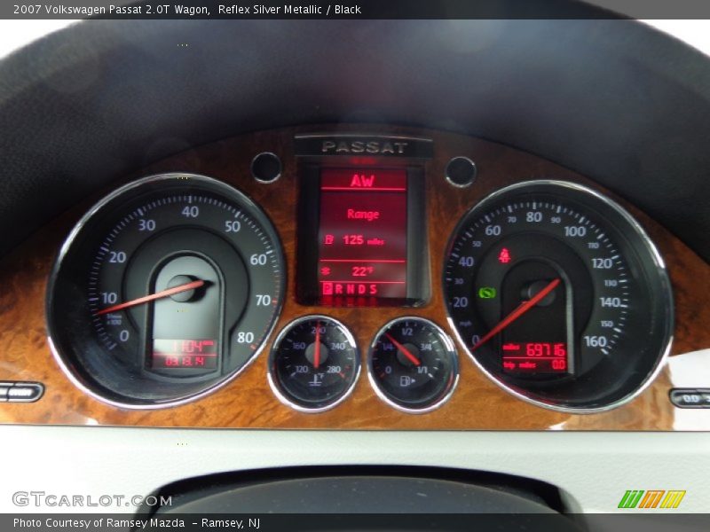 Reflex Silver Metallic / Black 2007 Volkswagen Passat 2.0T Wagon