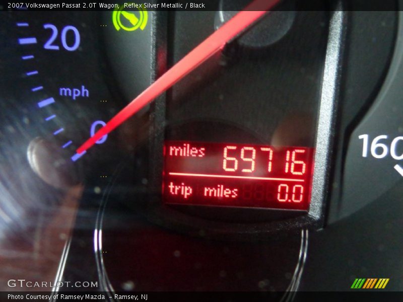 Reflex Silver Metallic / Black 2007 Volkswagen Passat 2.0T Wagon