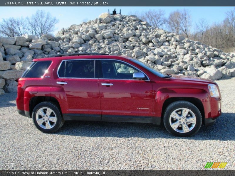 Crystal Red Tintcoat / Jet Black 2014 GMC Terrain SLE AWD