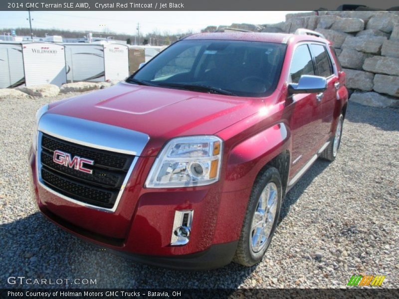 Crystal Red Tintcoat / Jet Black 2014 GMC Terrain SLE AWD