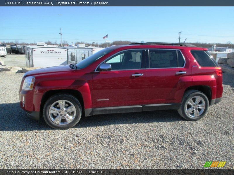 Crystal Red Tintcoat / Jet Black 2014 GMC Terrain SLE AWD