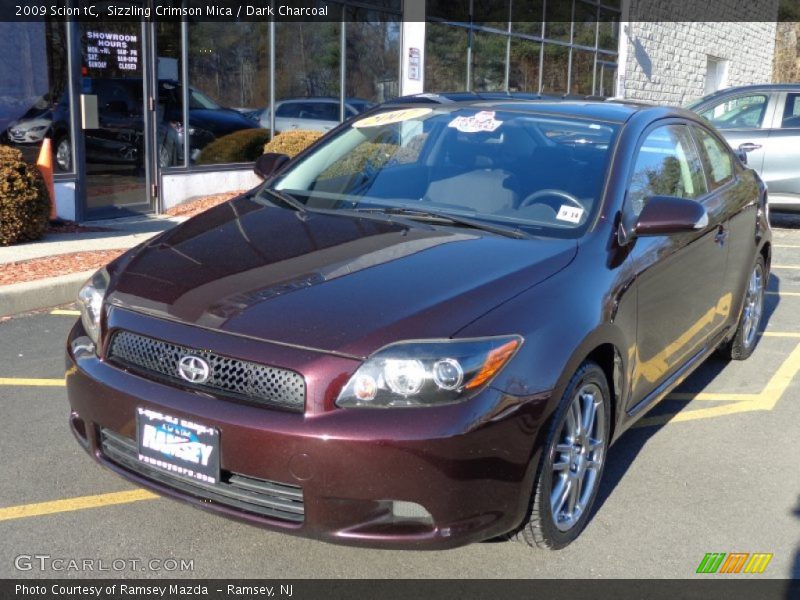 Sizzling Crimson Mica / Dark Charcoal 2009 Scion tC