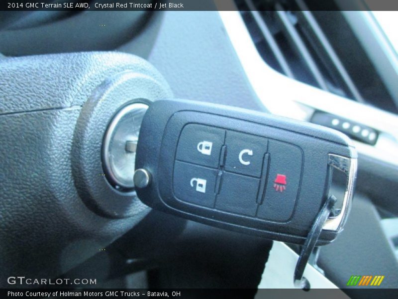 Crystal Red Tintcoat / Jet Black 2014 GMC Terrain SLE AWD