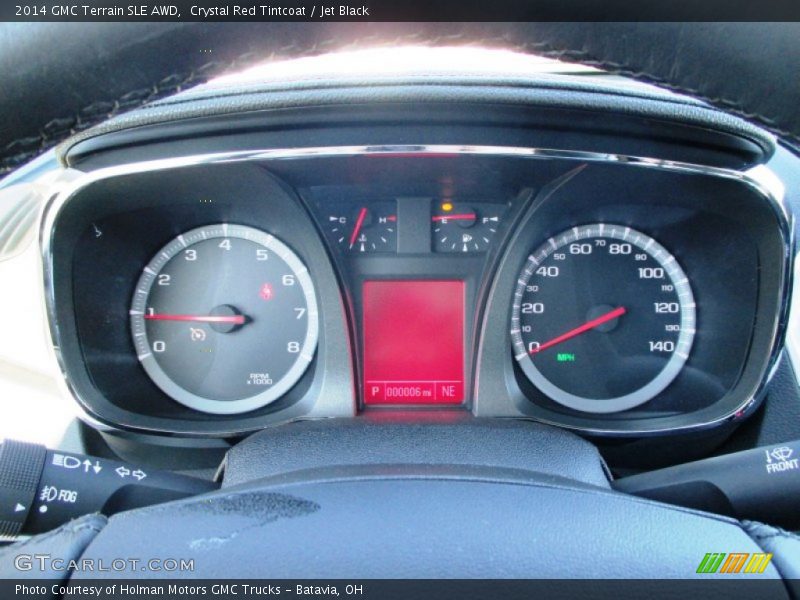 Crystal Red Tintcoat / Jet Black 2014 GMC Terrain SLE AWD