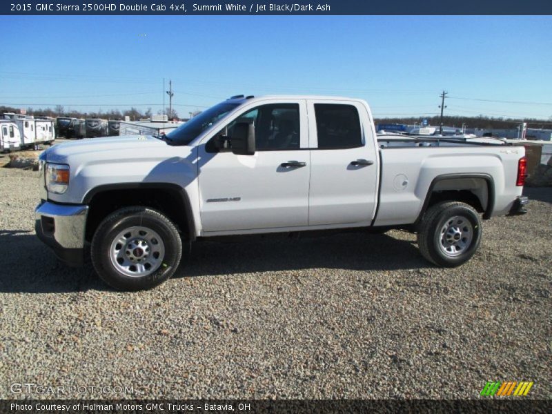 Summit White / Jet Black/Dark Ash 2015 GMC Sierra 2500HD Double Cab 4x4