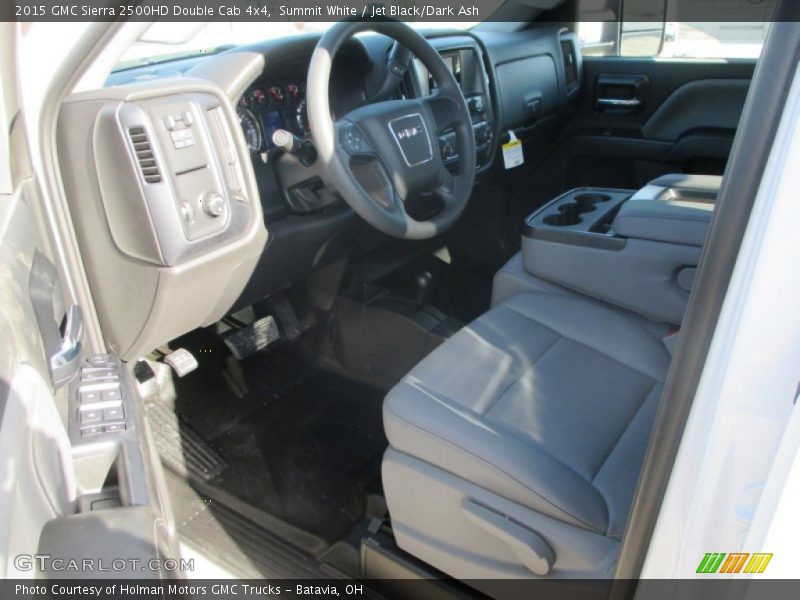 Summit White / Jet Black/Dark Ash 2015 GMC Sierra 2500HD Double Cab 4x4