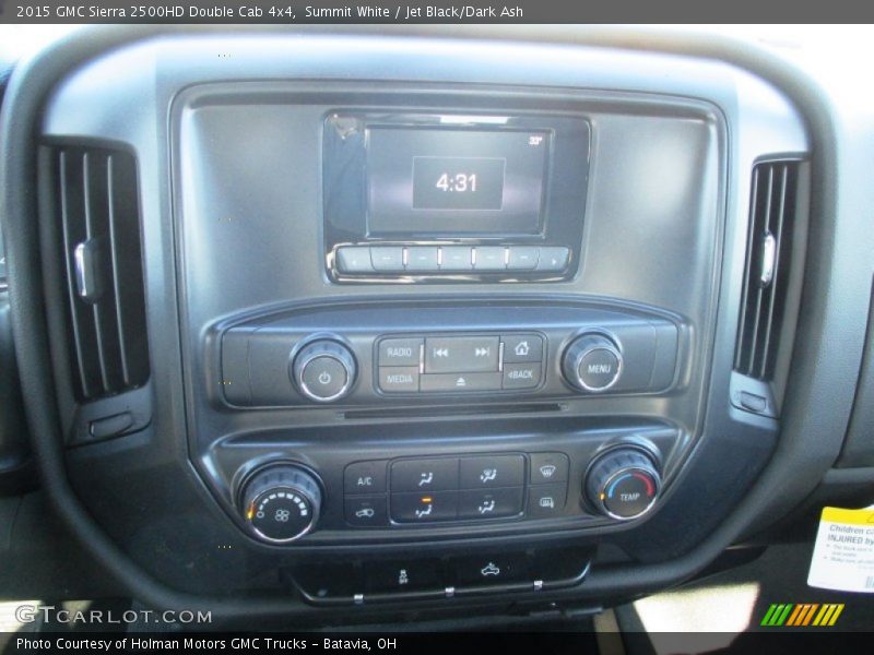 Summit White / Jet Black/Dark Ash 2015 GMC Sierra 2500HD Double Cab 4x4