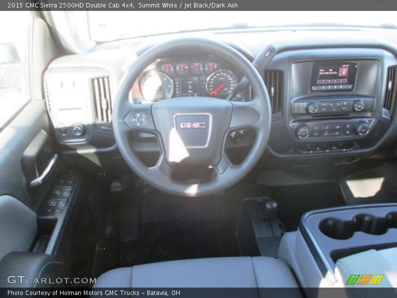 Summit White / Jet Black/Dark Ash 2015 GMC Sierra 2500HD Double Cab 4x4