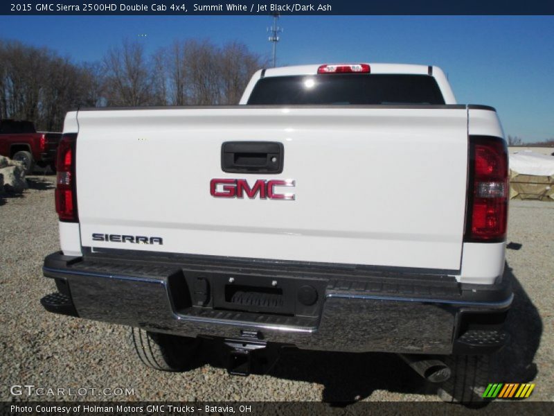 Summit White / Jet Black/Dark Ash 2015 GMC Sierra 2500HD Double Cab 4x4