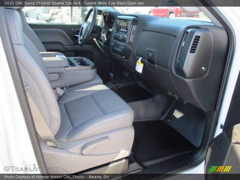 Summit White / Jet Black/Dark Ash 2015 GMC Sierra 2500HD Double Cab 4x4