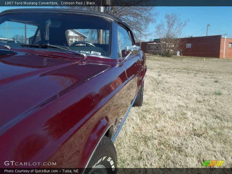 Crimson Red / Black 1967 Ford Mustang Convertible