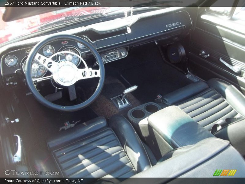  1967 Mustang Convertible Black Interior
