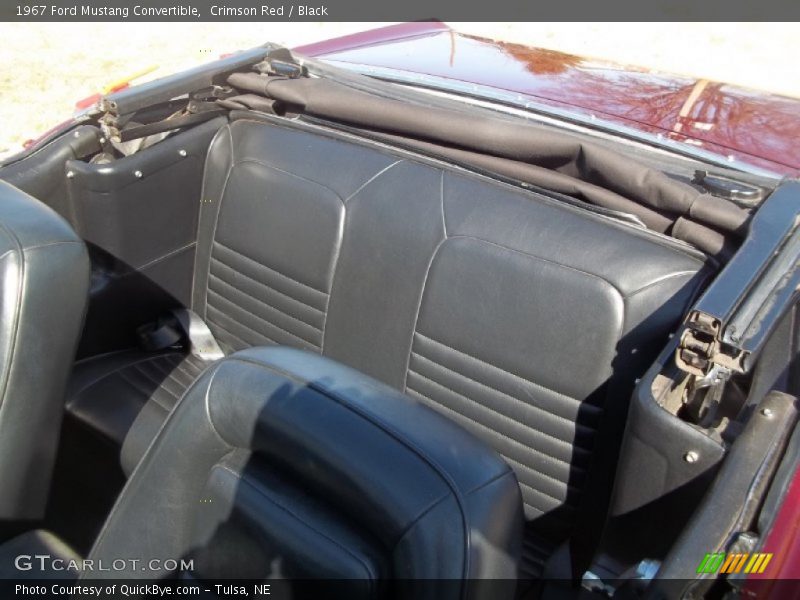 Rear Seat of 1967 Mustang Convertible