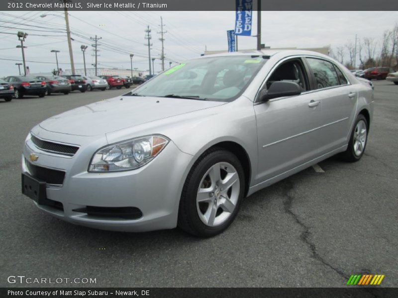 Silver Ice Metallic / Titanium 2012 Chevrolet Malibu LS