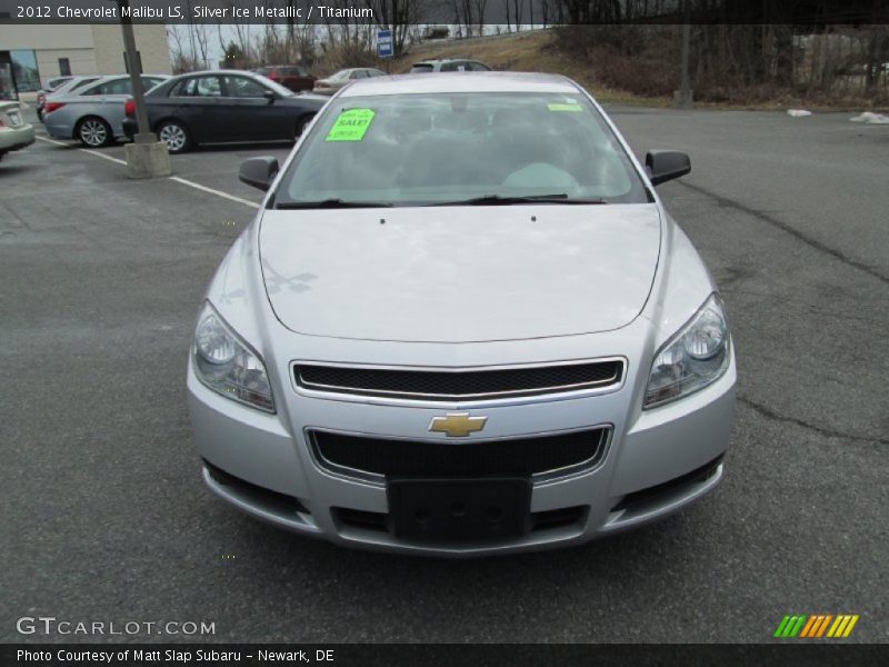 Silver Ice Metallic / Titanium 2012 Chevrolet Malibu LS