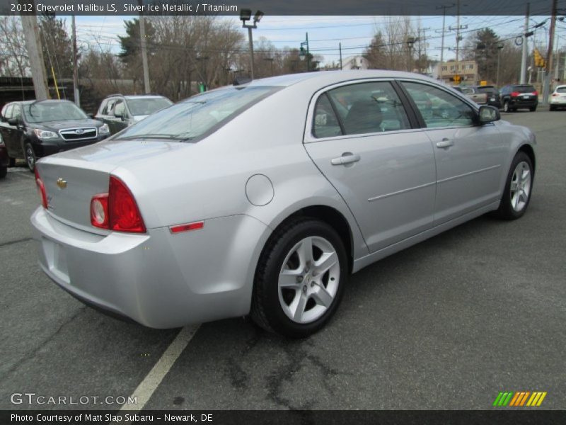 Silver Ice Metallic / Titanium 2012 Chevrolet Malibu LS