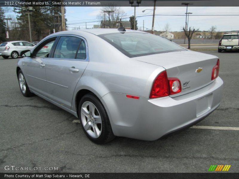 Silver Ice Metallic / Titanium 2012 Chevrolet Malibu LS