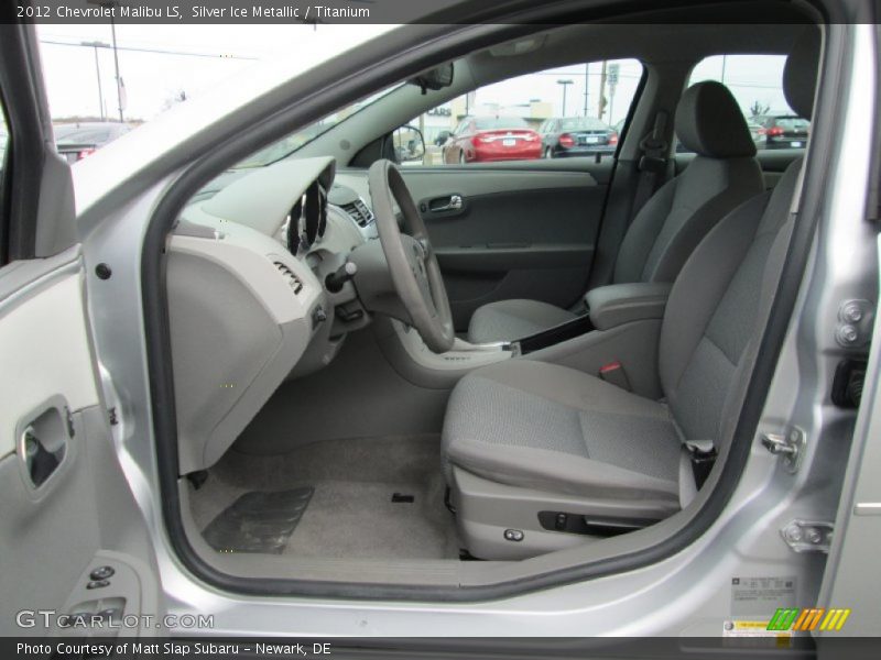 Silver Ice Metallic / Titanium 2012 Chevrolet Malibu LS