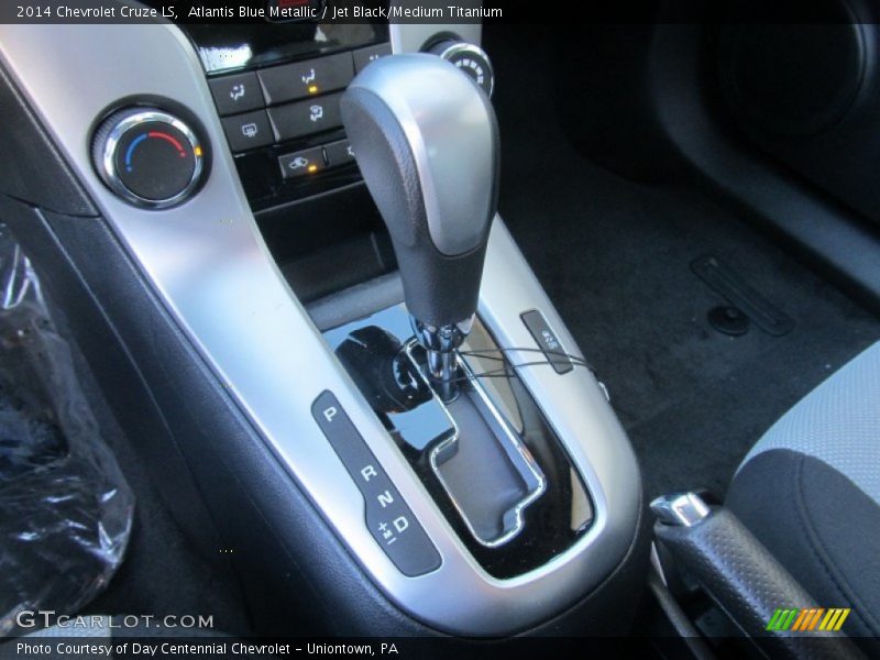 Atlantis Blue Metallic / Jet Black/Medium Titanium 2014 Chevrolet Cruze LS