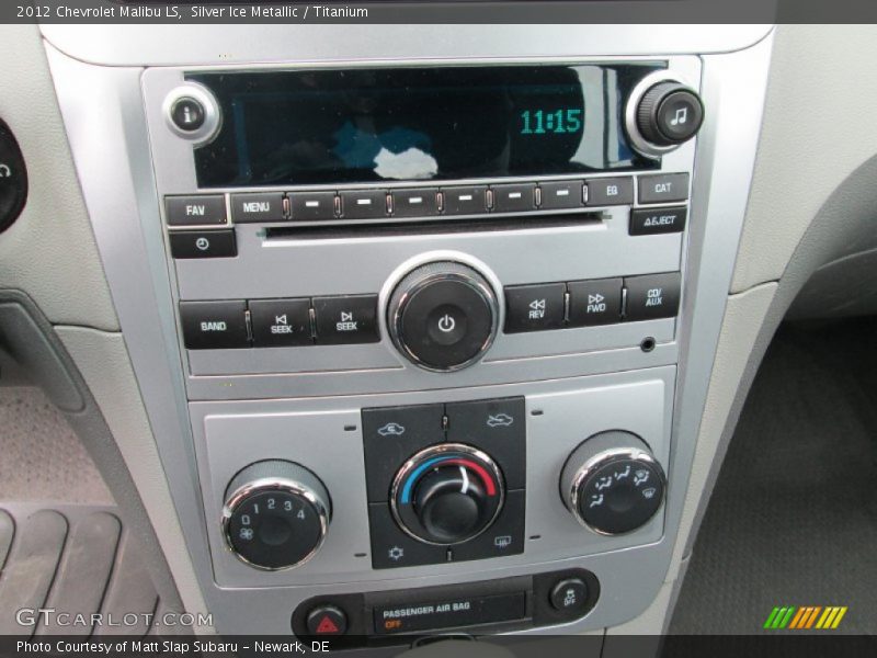 Silver Ice Metallic / Titanium 2012 Chevrolet Malibu LS