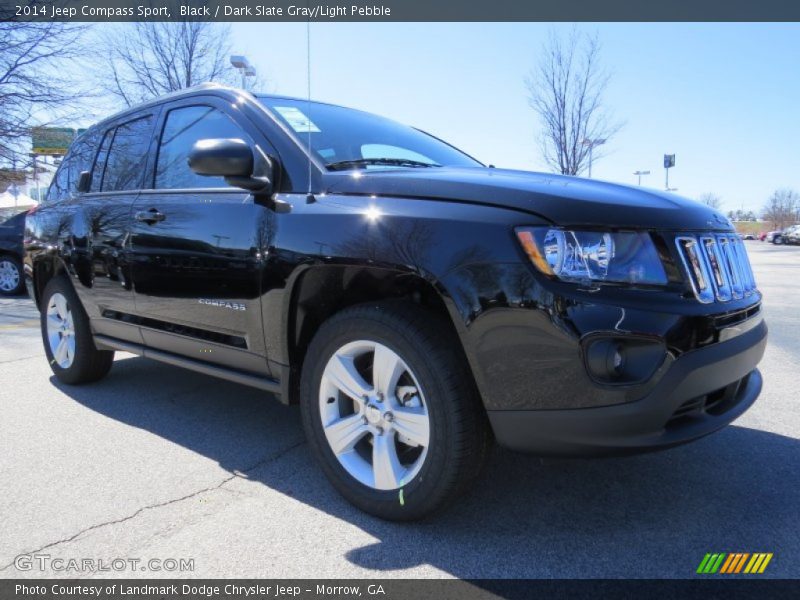 Black / Dark Slate Gray/Light Pebble 2014 Jeep Compass Sport