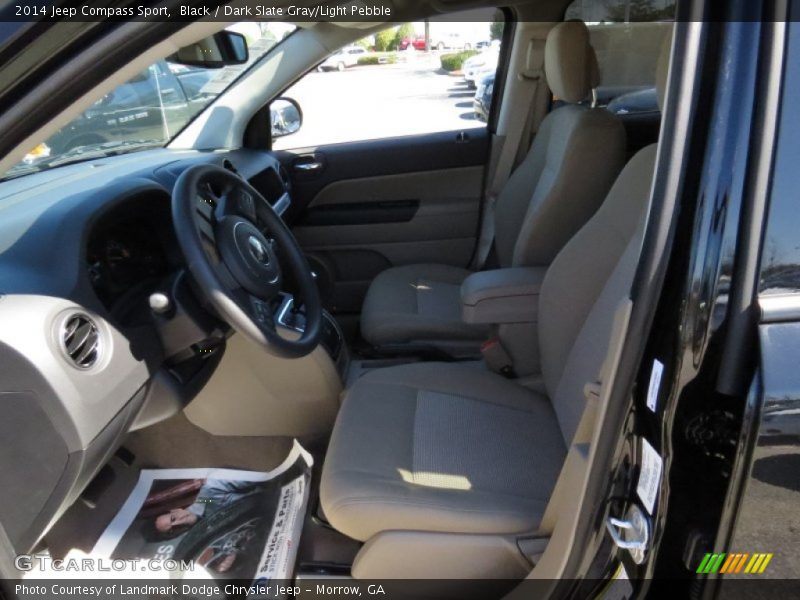 Black / Dark Slate Gray/Light Pebble 2014 Jeep Compass Sport