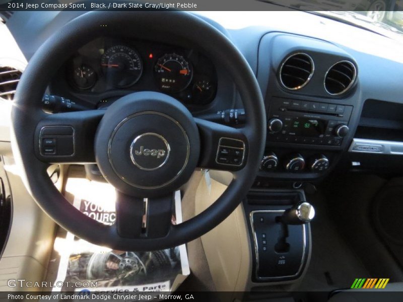 Black / Dark Slate Gray/Light Pebble 2014 Jeep Compass Sport