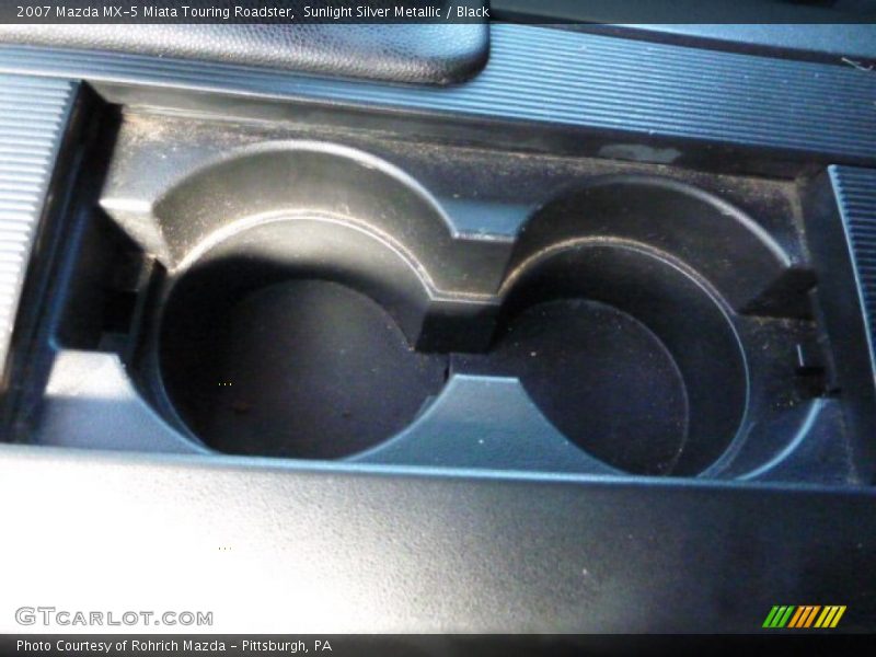 Sunlight Silver Metallic / Black 2007 Mazda MX-5 Miata Touring Roadster