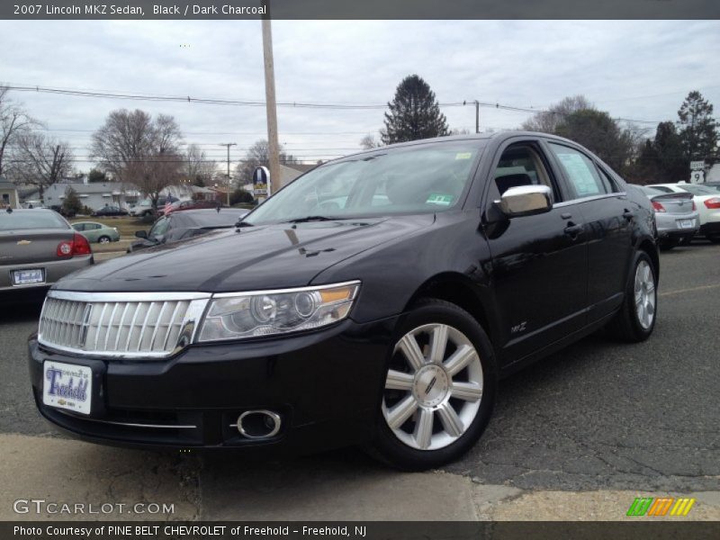 Black / Dark Charcoal 2007 Lincoln MKZ Sedan