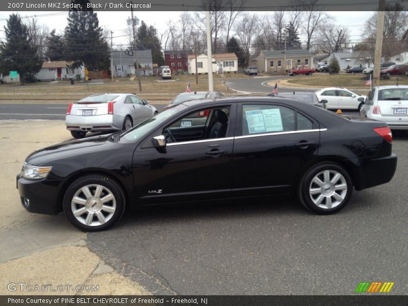 Black / Dark Charcoal 2007 Lincoln MKZ Sedan