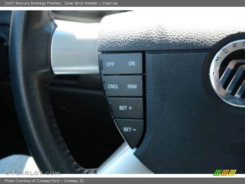 Silver Birch Metallic / Charcoal 2007 Mercury Montego Premier