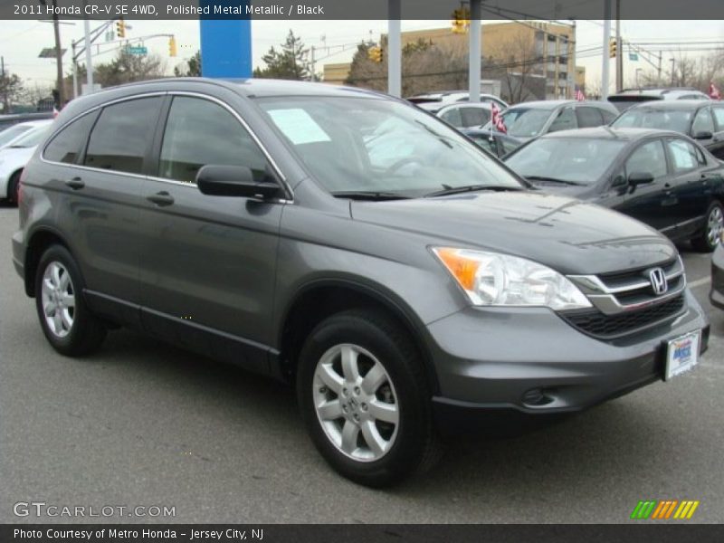 Polished Metal Metallic / Black 2011 Honda CR-V SE 4WD