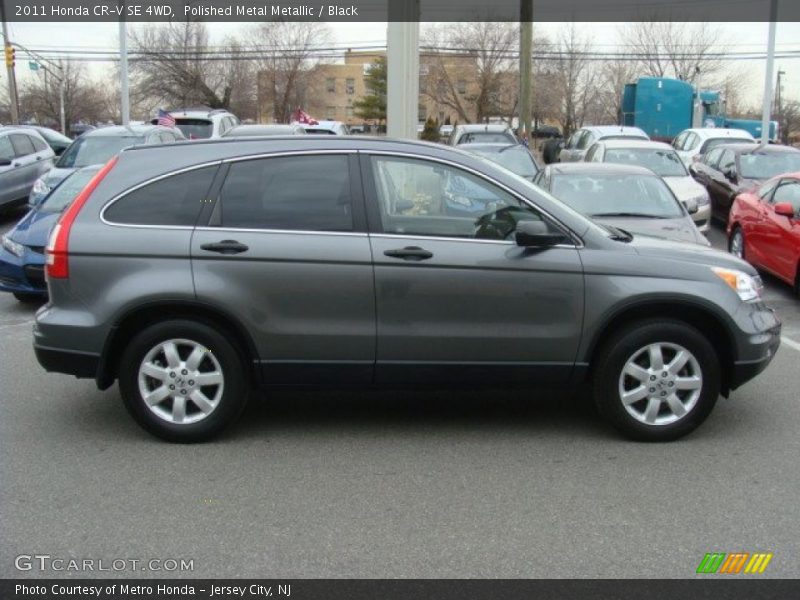 Polished Metal Metallic / Black 2011 Honda CR-V SE 4WD