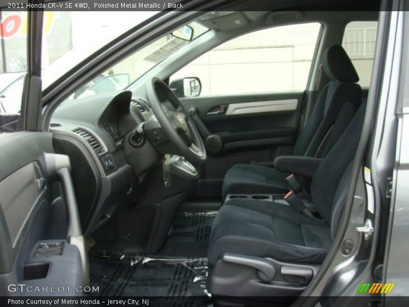 Polished Metal Metallic / Black 2011 Honda CR-V SE 4WD