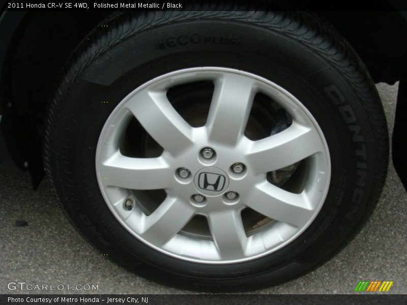 Polished Metal Metallic / Black 2011 Honda CR-V SE 4WD