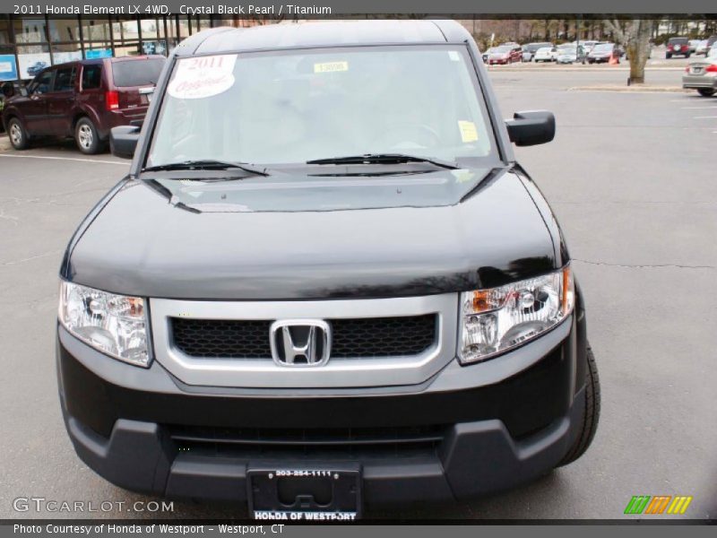 Crystal Black Pearl / Titanium 2011 Honda Element LX 4WD