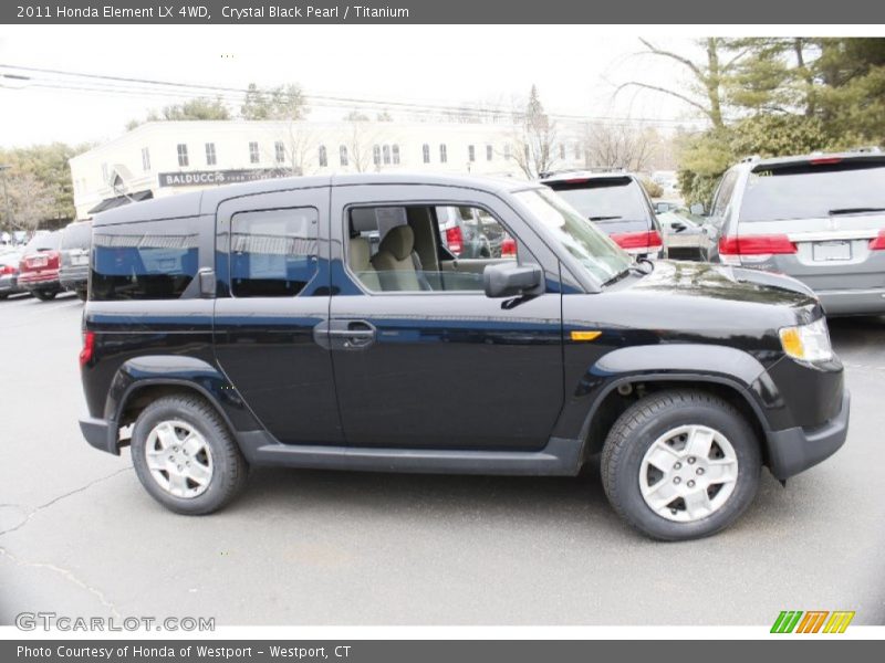 Crystal Black Pearl / Titanium 2011 Honda Element LX 4WD