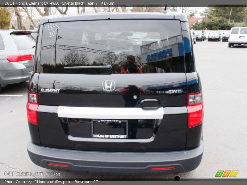 Crystal Black Pearl / Titanium 2011 Honda Element LX 4WD