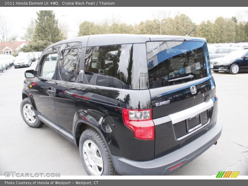 Crystal Black Pearl / Titanium 2011 Honda Element LX 4WD