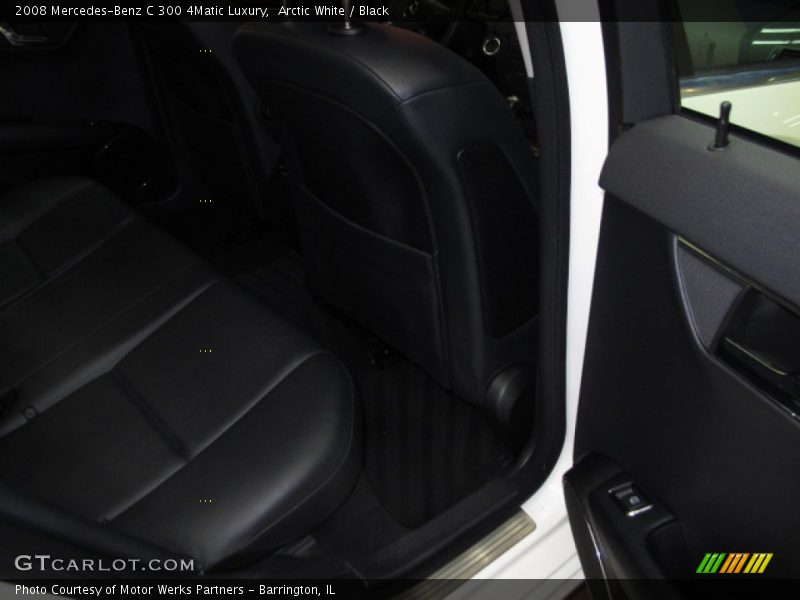 Arctic White / Black 2008 Mercedes-Benz C 300 4Matic Luxury