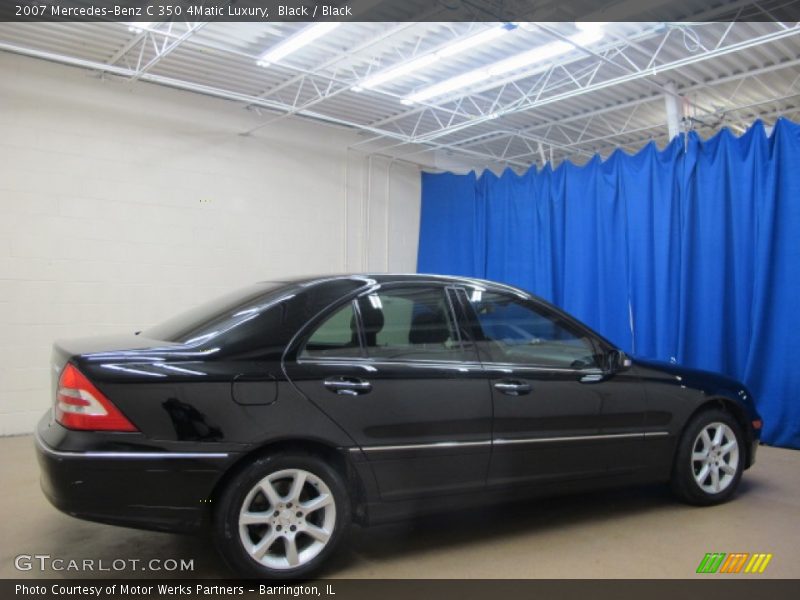 Black / Black 2007 Mercedes-Benz C 350 4Matic Luxury