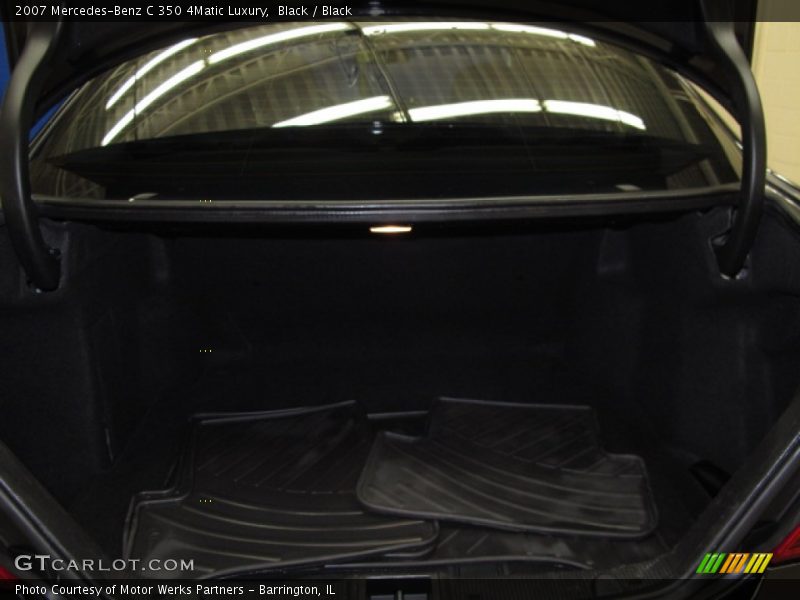 Black / Black 2007 Mercedes-Benz C 350 4Matic Luxury